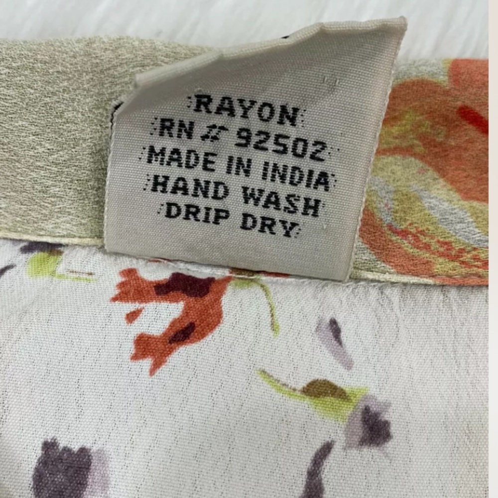 Sacred Threads Patchwork Floral Crop Jacket Shirt - image 5